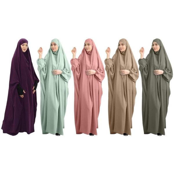 ethnic clothing muslim one-piece prayer dress full cover hooded islamic abaya kaftan with hijab e56f, Red
ethnic clothing muslim one-piece prayer dress full cover hooded islamic abaya kaftan with hijab e56f, Red