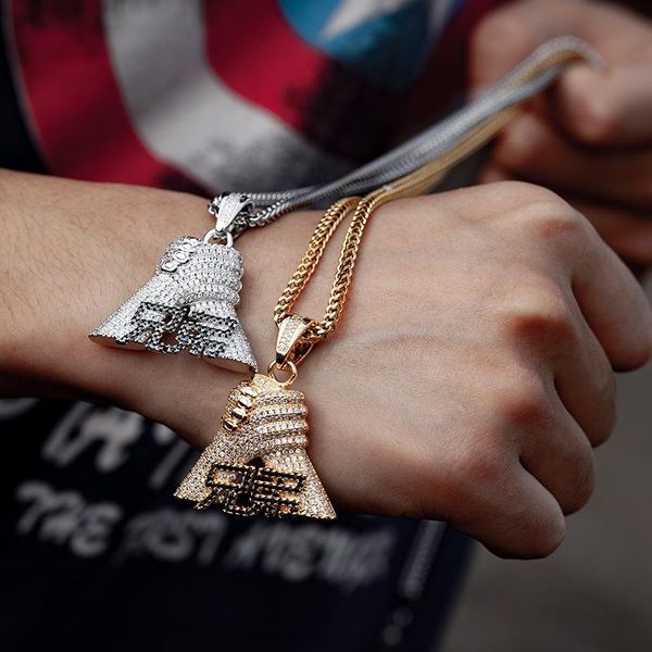 pendant necklaces hip hop cz stone bling out handshake brother friendship pendants necklace for men rapper jewelry gold color, Silver
pendant necklaces hip hop cz stone bling out handshake brother friendship pendants necklace for men rapper jewelry gold color, Silver
