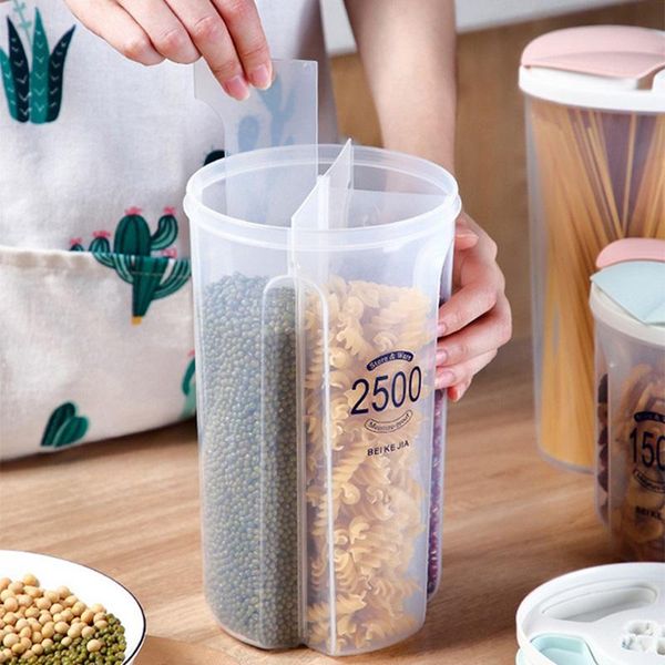 storage bottles & jars 1500/2500 ml kitchen food can plastic container refrigerator box grain tank transparent sealed organizers
storage bottles & jars 1500/2500 ml kitchen food can plastic container refrigerator box grain tank transparent sealed organizers