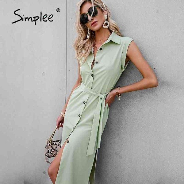 simplee elegant light green straight women dresses office ladies summer lace-up dress casual button sleeveless vestidos new 210325, Black;gray
simplee elegant light green straight women dresses office ladies summer lace-up dress casual button sleeveless vestidos new 210325, Black;gray