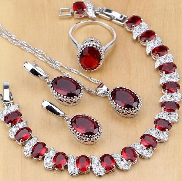 earrings & necklace fashion ladies set zircon jewelry ring trend charm banquet accessories bracelet gift box, Silver
earrings & necklace fashion ladies set zircon jewelry ring trend charm banquet accessories bracelet gift box, Silver
