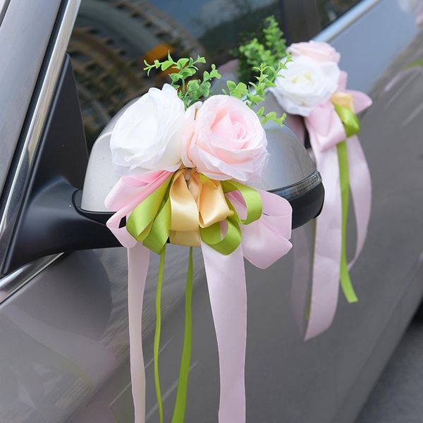 decorative flowers & wreaths simulation european-style eucalyptus rose rear view mirror wedding car decoration supplies
decorative flowers & wreaths simulation european-style eucalyptus rose rear view mirror wedding car decoration supplies