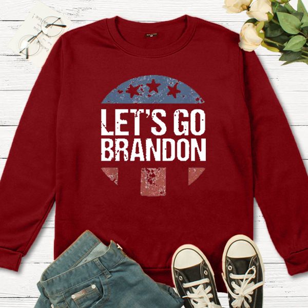let's go brandon fjb-style long-sleeved casual loose sweater round neck men and women winter thin section, Black
let's go brandon fjb-style long-sleeved casual loose sweater round neck men and women winter thin section, Black