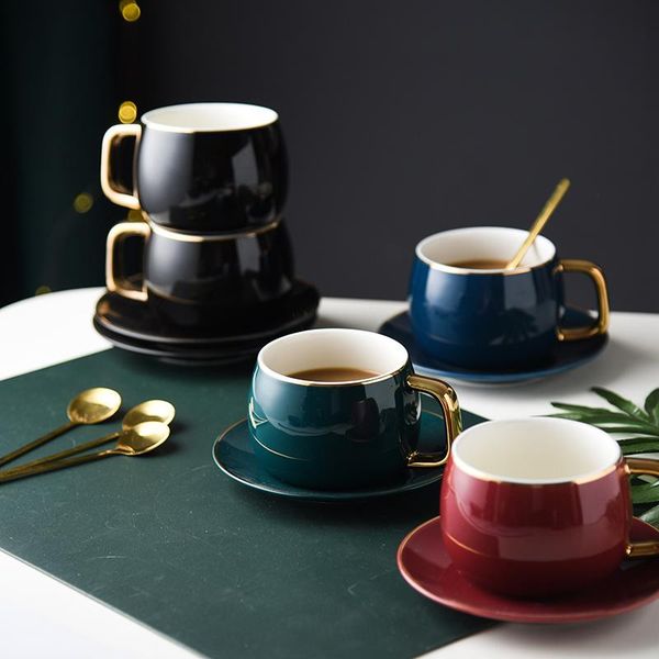 cups & saucers modern coffee and porcelain dishes, european simple ceramic cups, luxury tea sets
cups & saucers modern coffee and porcelain dishes, european simple ceramic cups, luxury tea sets