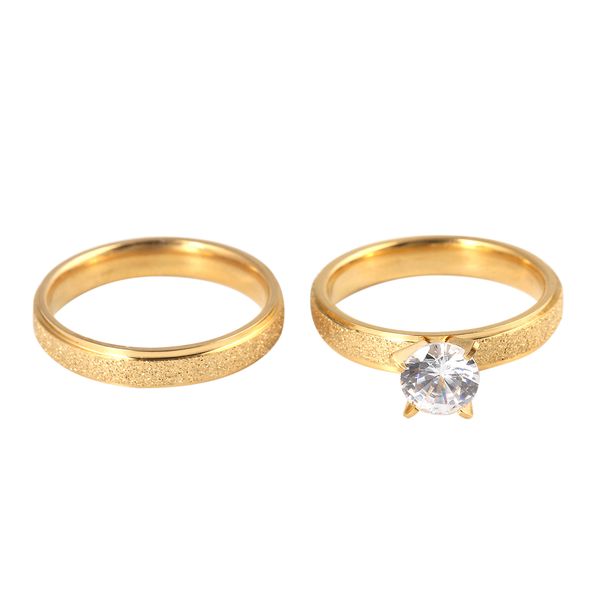 crystal zircon stone gold silver classic frosted lovers wedding rings set for women men engagement jewelry
crystal zircon stone gold silver classic frosted lovers wedding rings set for women men engagement jewelry