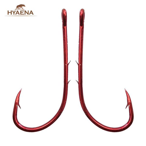 fishing hooks hyaena 100pcs 92247 long shank baitholder high carbon steel barbed hook red fishhook
fishing hooks hyaena 100pcs 92247 long shank baitholder high carbon steel barbed hook red fishhook