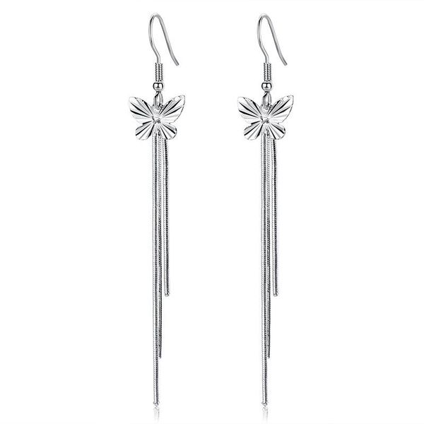 s925 sterling silver earrings for women tassel chains butterfly dangle earring bridal wedding jewelry wholesale
s925 sterling silver earrings for women tassel chains butterfly dangle earring bridal wedding jewelry wholesale