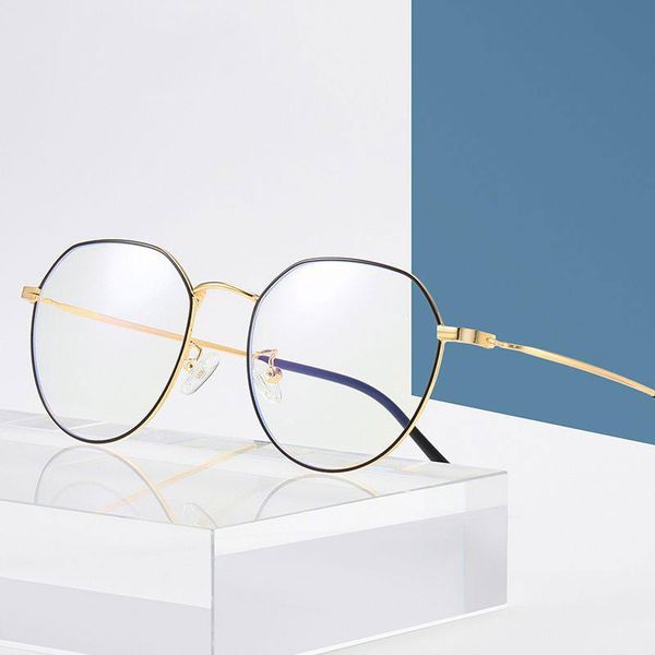 fashion sunglasses frames retro korea style full rim metal frame glasses for man and woman with anti-blue light optical eyewears, Black
fashion sunglasses frames retro korea style full rim metal frame glasses for man and woman with anti-blue light optical eyewears, Black