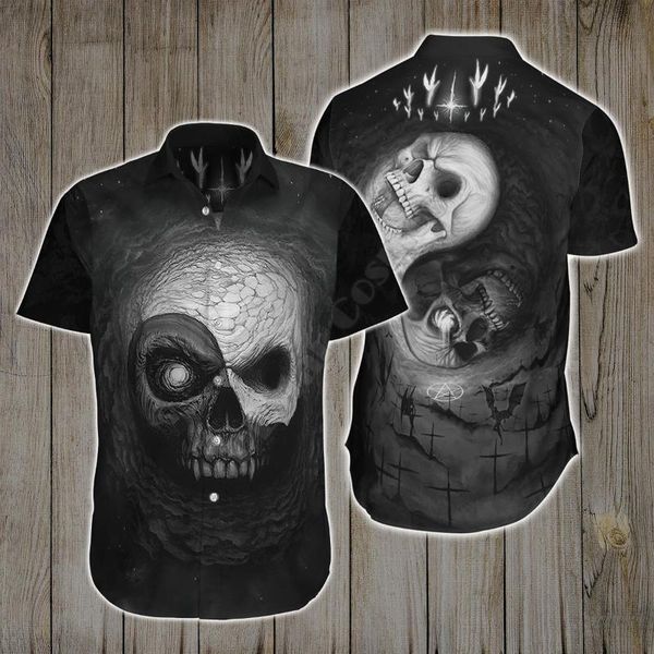 men's casual shirts hawaii shirt beach summer skull yin yang gift for lover halloween printed 3d tee hip hop, White;black
men's casual shirts hawaii shirt beach summer skull yin yang gift for lover halloween printed 3d tee hip hop, White;black