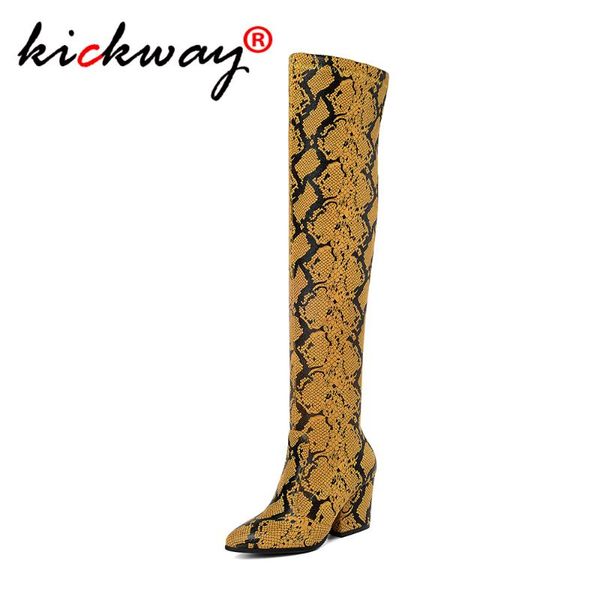 boots snake skin women wedge high heel over the knee for winter shoes gold silver brow large sizes 34-43, Black
boots snake skin women wedge high heel over the knee for winter shoes gold silver brow large sizes 34-43, Black