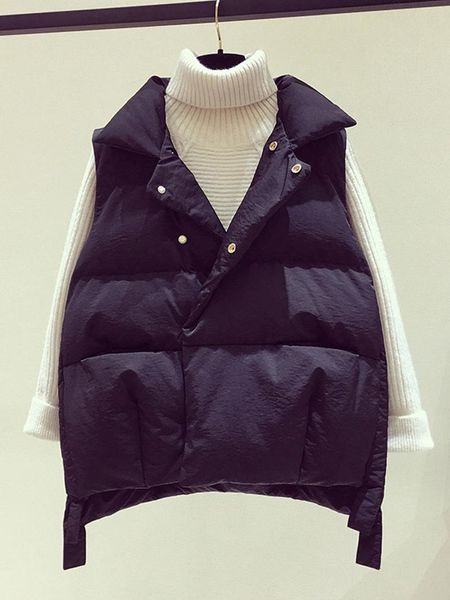 women's vests 2021 white vest coat sleeveless light cotton women bodywarm windproof lightweight warm waistcoat female, Black;white
women's vests 2021 white vest coat sleeveless light cotton women bodywarm windproof lightweight warm waistcoat female, Black;white