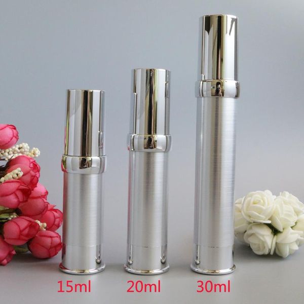 storage bottles & jars 15ml 30ml plastic airless lotion pump silver containers packaging diy essential makeup tools refillable 100pcs
storage bottles & jars 15ml 30ml plastic airless lotion pump silver containers packaging diy essential makeup tools refillable 100pcs