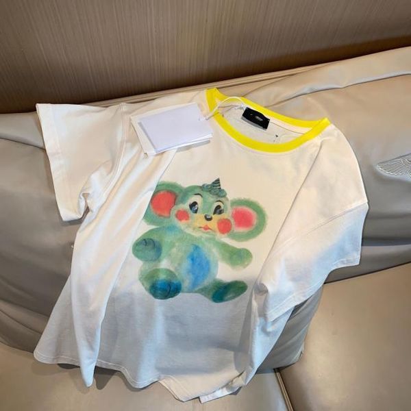 net red with 2021 spring and summer new painted cartoon monster print loose short sleeve t-shirt women's trend korean version, White
net red with 2021 spring and summer new painted cartoon monster print loose short sleeve t-shirt women's trend korean version, White
