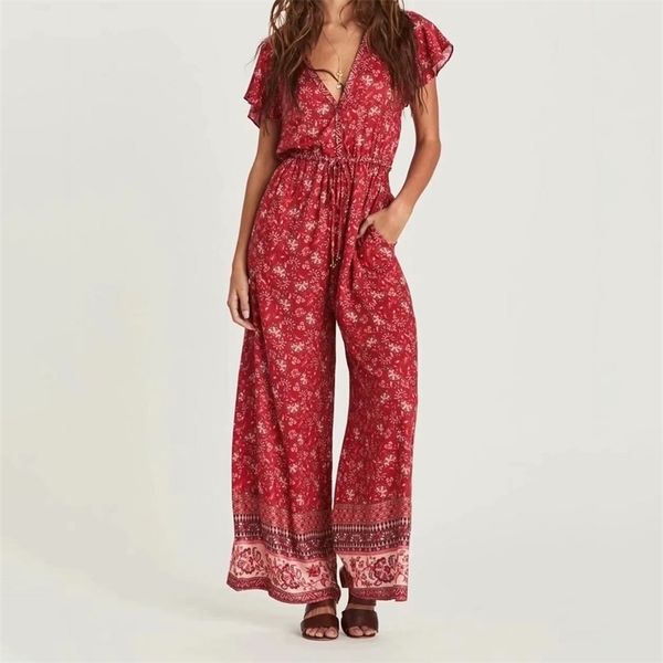 summer v-neck loose straight red printing belt single breasted button casual women jumpsuits 210524, Black;white
summer v-neck loose straight red printing belt single breasted button casual women jumpsuits 210524, Black;white