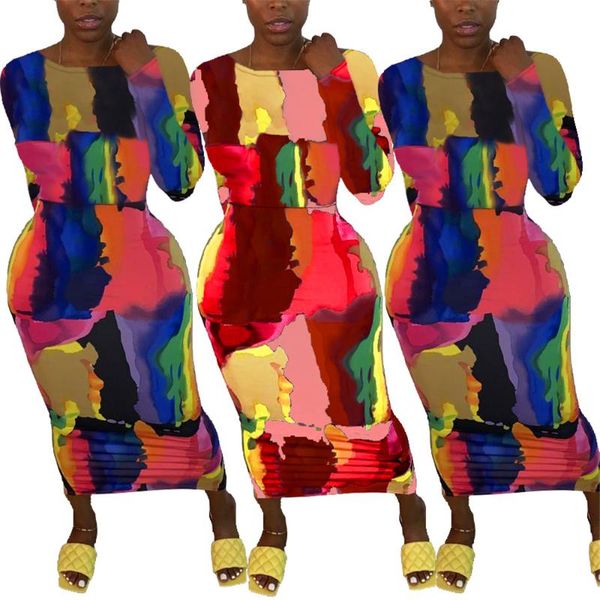 casual dresses h3588 european american autumn winter women's middle and long fashionable printing tie dye collar split dress spot whole, Black;gray
casual dresses h3588 european american autumn winter women's middle and long fashionable printing tie dye collar split dress spot whole, Black;gray