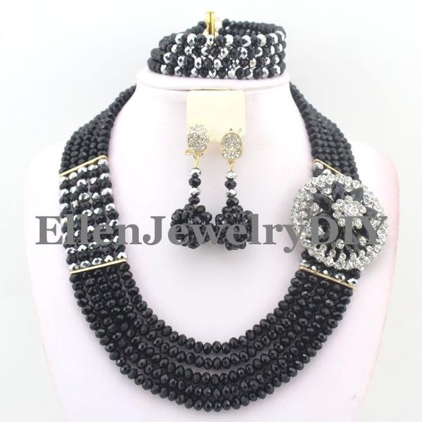 earrings & necklace 2021 arrival african beads jewelry set nigerian wedding crystal bridal sets necklace/earrings w8659, Silver
earrings & necklace 2021 arrival african beads jewelry set nigerian wedding crystal bridal sets necklace/earrings w8659, Silver