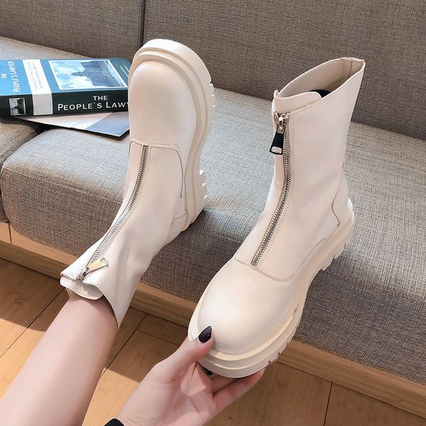 spring autumn new front zip boots women casual shoes fashion boots comfortable high boots soft chelsea hot, Black
spring autumn new front zip boots women casual shoes fashion boots comfortable high boots soft chelsea hot, Black