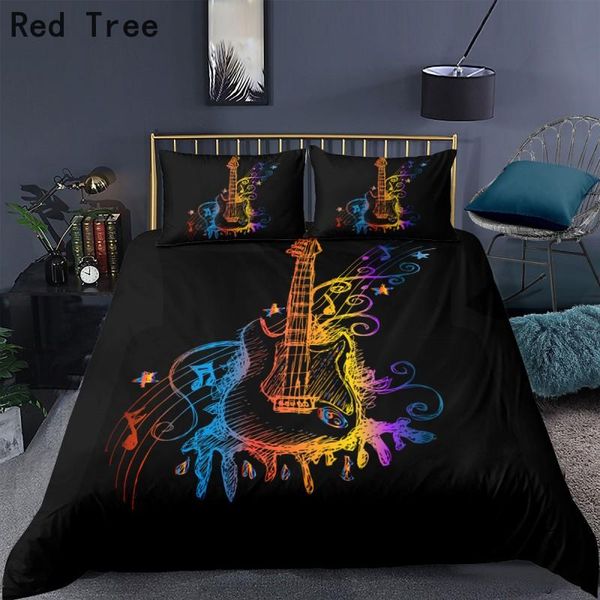 bedding sets guitar musical instruments digital printed set white and black cartoon design duvet cover microfiber fabric bed linens
bedding sets guitar musical instruments digital printed set white and black cartoon design duvet cover microfiber fabric bed linens