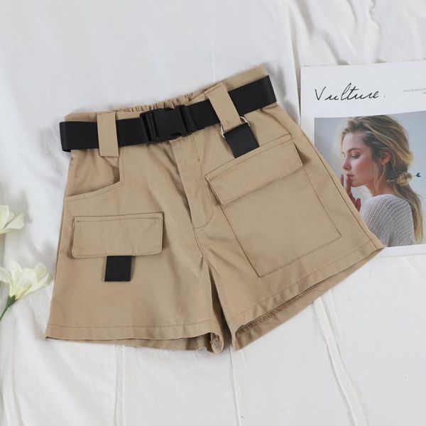 high waisted women short pants casual wide leg multi-pockets shorts fashion streetwear korean green khaki straight belt women's, White;black
high waisted women short pants casual wide leg multi-pockets shorts fashion streetwear korean green khaki straight belt women's, White;black