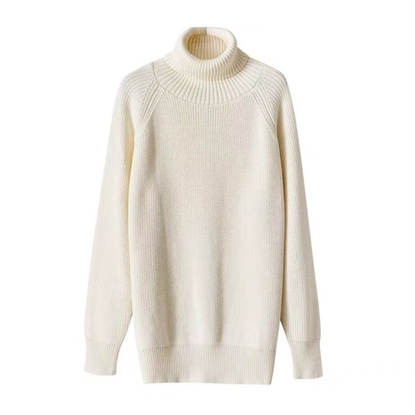 design turtleneck sweater warm women knit solid color loose pullover cashmere winter soft wool lady jumper 211123, White;black
design turtleneck sweater warm women knit solid color loose pullover cashmere winter soft wool lady jumper 211123, White;black