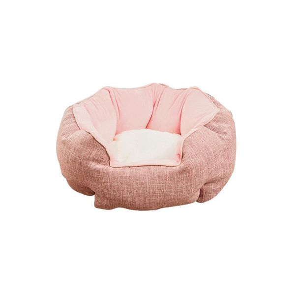warm pet bed plush circular nest pad thick mat cat dog cotton linen supplies detachable, improve sleep kennels & pens 
warm pet bed plush circular nest pad thick mat cat dog cotton linen supplies detachable, improve sleep kennels & pens