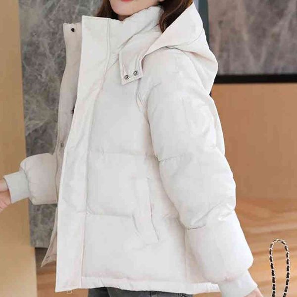 women's loose down et, hoodie and zipper, solid color, thick, quilted, short, winter, 2021, Black;brown
women's loose down et, hoodie and zipper, solid color, thick, quilted, short, winter, 2021, Black;brown
