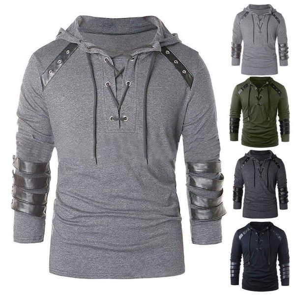 men's hoodies & sweatshirts halloween gothic clothes hooded sweatshirt casual long sleeve pullover loose hoodie cretive design gifts fo, Black
men's hoodies & sweatshirts halloween gothic clothes hooded sweatshirt casual long sleeve pullover loose hoodie cretive design gifts fo, Black