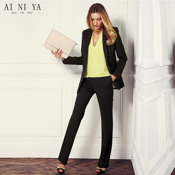 black women business suits formal work wear casual office uniform styles female elegant pant ladies 2 piece sets blazers women's two pa, White
black women business suits formal work wear casual office uniform styles female elegant pant ladies 2 piece sets blazers women's two pa, White
