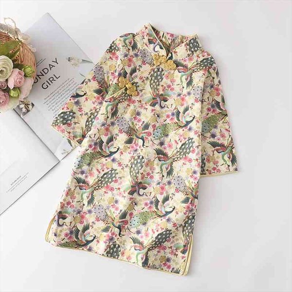 summer floral baby qipao girl dress chi pao cheongsam christmas chinese kids lace dresses girls clothing princess, Red;yellow
summer floral baby qipao girl dress chi pao cheongsam christmas chinese kids lace dresses girls clothing princess, Red;yellow