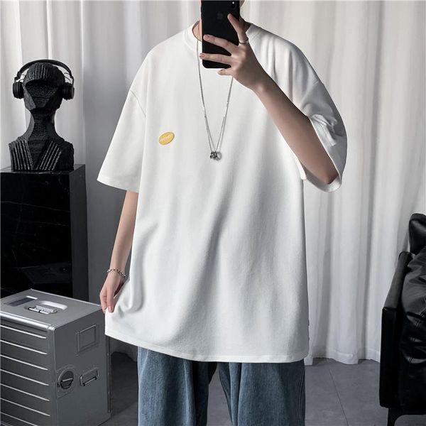 men's t-shirts summer short-sleeve t-shirt men loose round neck casual jacket outdoor sports fashion, White;black
men's t-shirts summer short-sleeve t-shirt men loose round neck casual jacket outdoor sports fashion, White;black