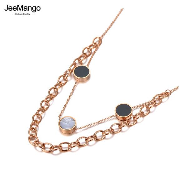 chokers jeemango original double layer round pendant necklace for women stainless steel bohemia acrylic & shell choker jn20134, Golden;silver
chokers jeemango original double layer round pendant necklace for women stainless steel bohemia acrylic & shell choker jn20134, Golden;silver