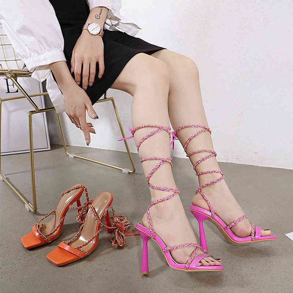 sandals summer new fashion lace cross strap open-toed square head fish mouth women's party banquet high heels 09er, Black
sandals summer new fashion lace cross strap open-toed square head fish mouth women's party banquet high heels 09er, Black