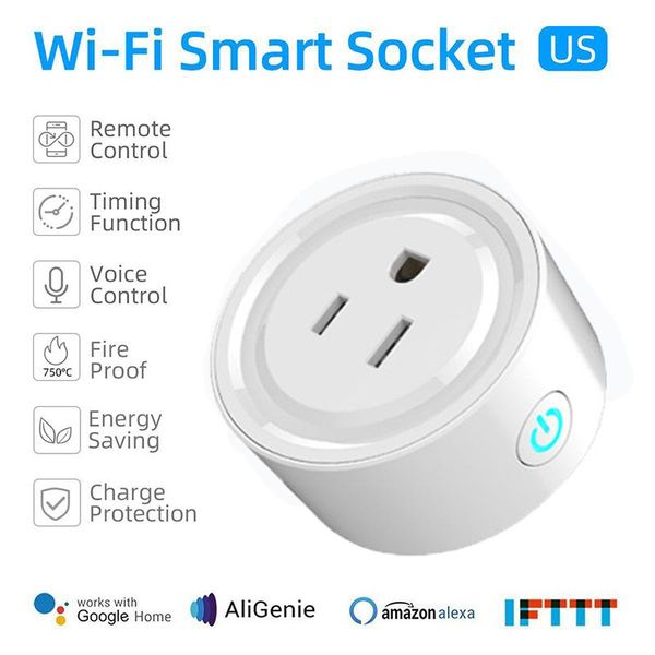 smart power plugs plug mini us wifi with surge protector voice control socket work alexa google home tuya / yiweilian app
smart power plugs plug mini us wifi with surge protector voice control socket work alexa google home tuya / yiweilian app
