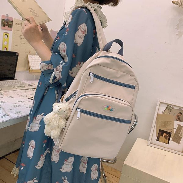 large-capacity woman backpack for girls solid color schoolbag teens female korean harajuku school student ladies
large-capacity woman backpack for girls solid color schoolbag teens female korean harajuku school student ladies