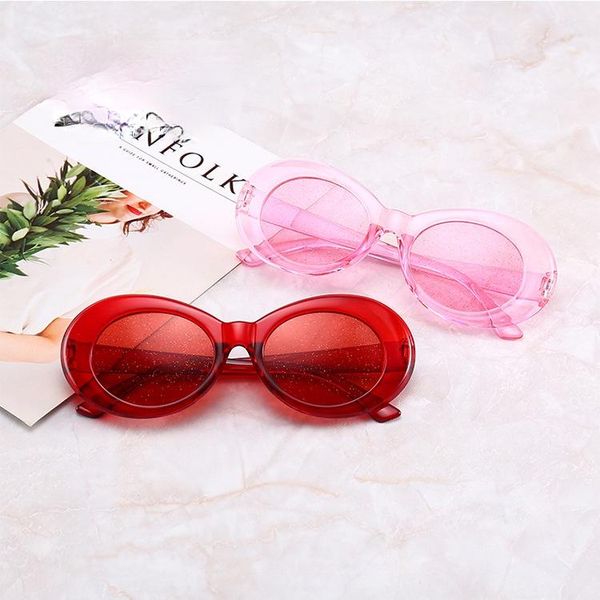 women's sunglasses fashion trend designer style gradient glitter oval personalized man hip hop punk uv400, White;black
women's sunglasses fashion trend designer style gradient glitter oval personalized man hip hop punk uv400, White;black