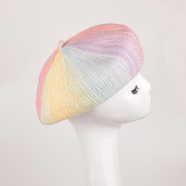 berets beret color retro gradient wool knitted girl autumn and winter art painter hat korean version of the wild warm tide, Blue;gray
berets beret color retro gradient wool knitted girl autumn and winter art painter hat korean version of the wild warm tide, Blue;gray