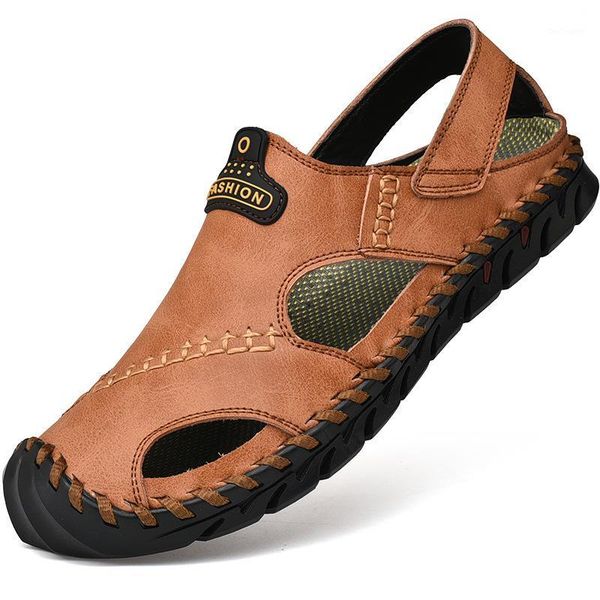 sandals summer casual men masculina sandalias hombre closed-toe genuine leather cool wading upstream shoes1, Black
sandals summer casual men masculina sandalias hombre closed-toe genuine leather cool wading upstream shoes1, Black