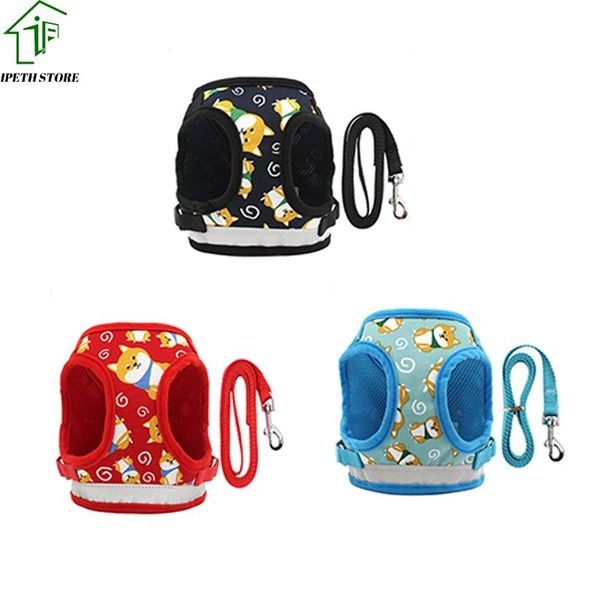 pet products set adjustable reflective breathable mesh dog harness leash collars & leashes
pet products set adjustable reflective breathable mesh dog harness leash collars & leashes