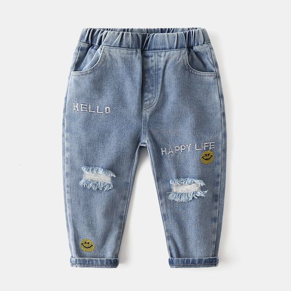 childrens jeans 2021 new boys trousers spring autumn kids trousers baby letter fashion smiley face hole pants 2-6 years, Blue
childrens jeans 2021 new boys trousers spring autumn kids trousers baby letter fashion smiley face hole pants 2-6 years, Blue