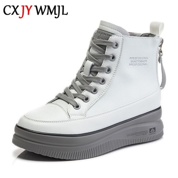 cxjywmjl genuine leather women martin boots autumn british style back zipper platform motorcycle winter casual booties 211105, Black
cxjywmjl genuine leather women martin boots autumn british style back zipper platform motorcycle winter casual booties 211105, Black