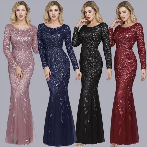 4 colours mermaid dresses long sleeve summer skirt crew neck sequins slim fishtail bridesmaid party dress women, White;black
4 colours mermaid dresses long sleeve summer skirt crew neck sequins slim fishtail bridesmaid party dress women, White;black