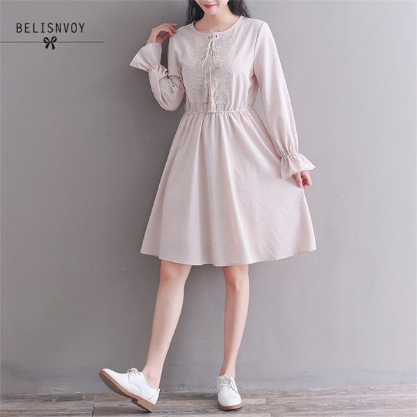 mori girl autumn women sweet dresses elegant striped embroidery elbise linen vintage kawaii female dress vestidos with tassel 210520, Black;gray
mori girl autumn women sweet dresses elegant striped embroidery elbise linen vintage kawaii female dress vestidos with tassel 210520, Black;gray
