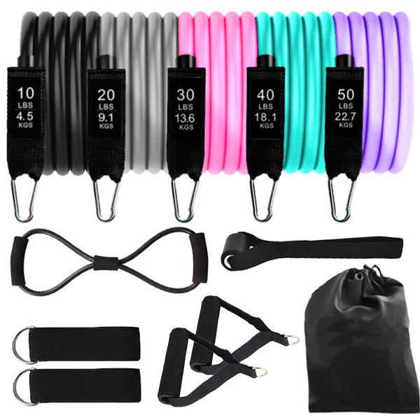 resistance bands 12pcs/set latex tubes 150/100 lbs home gym strength training pull rope yoga tension band fitness equipment
resistance bands 12pcs/set latex tubes 150/100 lbs home gym strength training pull rope yoga tension band fitness equipment
