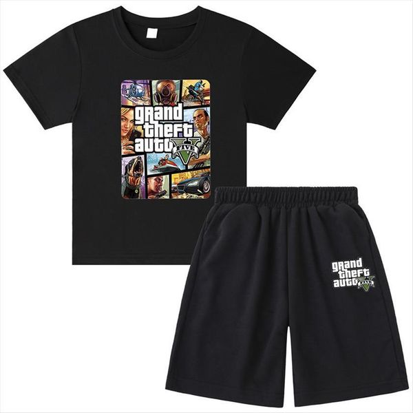 grand theft auto game gta 5 children summer t shirts sets cool gta5 boys girls 3d print shirt short funny, White
grand theft auto game gta 5 children summer t shirts sets cool gta5 boys girls 3d print shirt short funny, White