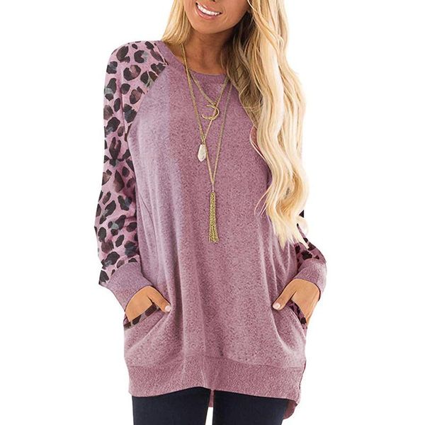 leopaed patchwork women sweatshirts casual elegant o neck long sleeves ladies pullover fashion pockets female women's hoodies &, Black
leopaed patchwork women sweatshirts casual elegant o neck long sleeves ladies pullover fashion pockets female women's hoodies &, Black