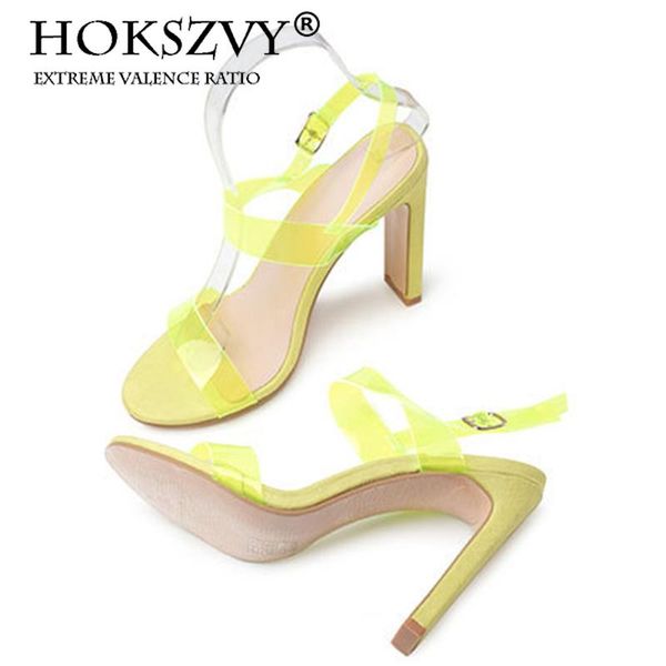 fashion fluorescent transparent pvc fish mouth women's sandals large size fine heel open toe buckle women cgb, Black
fashion fluorescent transparent pvc fish mouth women's sandals large size fine heel open toe buckle women cgb, Black