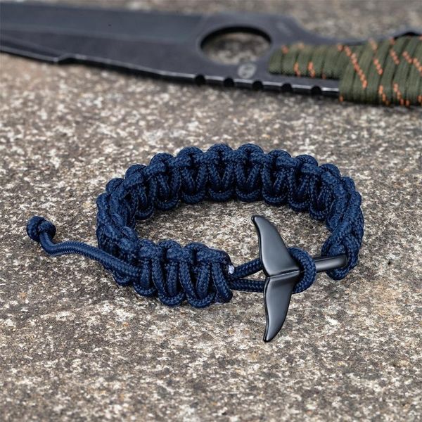 charm bracelets handmade braid whale tail paracord rope men women beach wristband adjustable couple jewelry homme, Golden;silver
charm bracelets handmade braid whale tail paracord rope men women beach wristband adjustable couple jewelry homme, Golden;silver