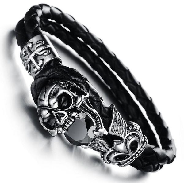 charm bracelets men leather bracelet stainless steel skull gothic punk skeleton boyfriend favorite gift cool 2021, Golden;silver
charm bracelets men leather bracelet stainless steel skull gothic punk skeleton boyfriend favorite gift cool 2021, Golden;silver
