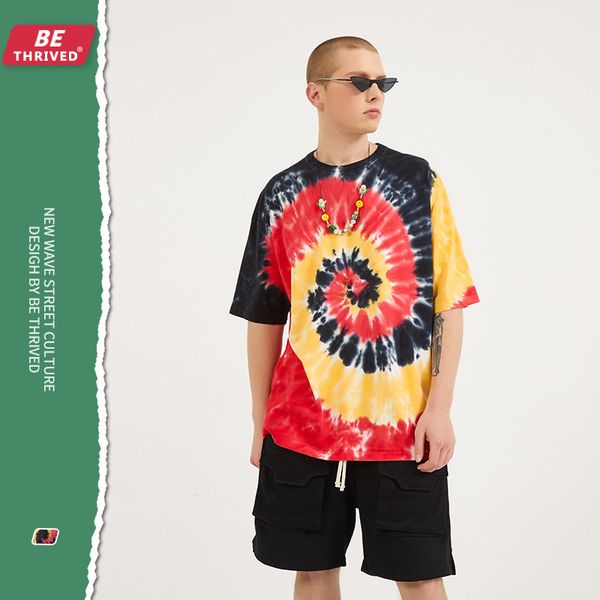 be men's wear new multi color vortex tie dye short sve vibe fenggao street hip hop loose fashion t-shirt, White;black
be men's wear new multi color vortex tie dye short sve vibe fenggao street hip hop loose fashion t-shirt, White;black