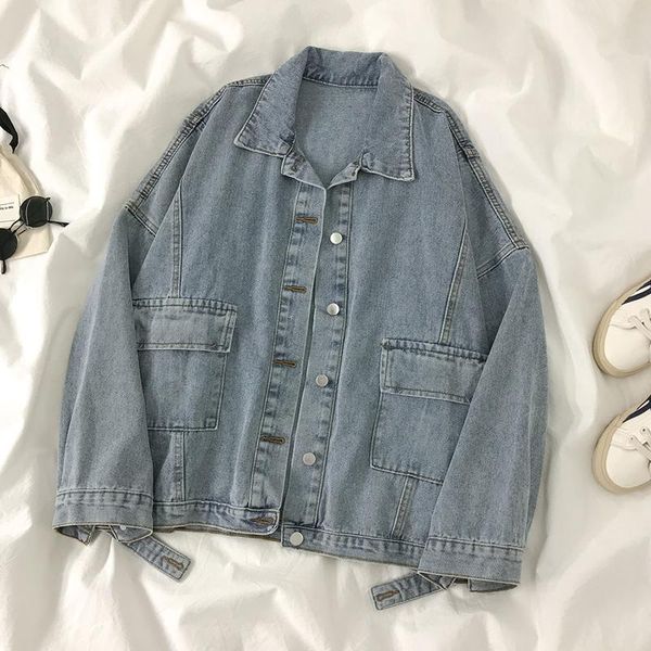 women's jackets spring autumn jean jacket women clothes oversized jeans denim coat korean coats 2021 for solid casual, Black;brown
women's jackets spring autumn jean jacket women clothes oversized jeans denim coat korean coats 2021 for solid casual, Black;brown